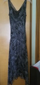 ECI New York Black and White Dress